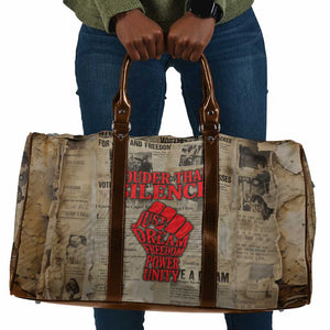 Louder Than Silence African Travel Bag Civil Rights News Megaphone