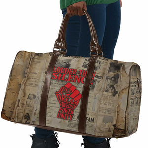 Louder Than Silence African Travel Bag Civil Rights News Megaphone