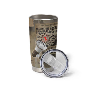 Louder Than Silence African Tumbler Cup Civil Rights News Megaphone
