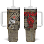 Louder Than Silence African Tumbler With Handle Civil Rights News Megaphone