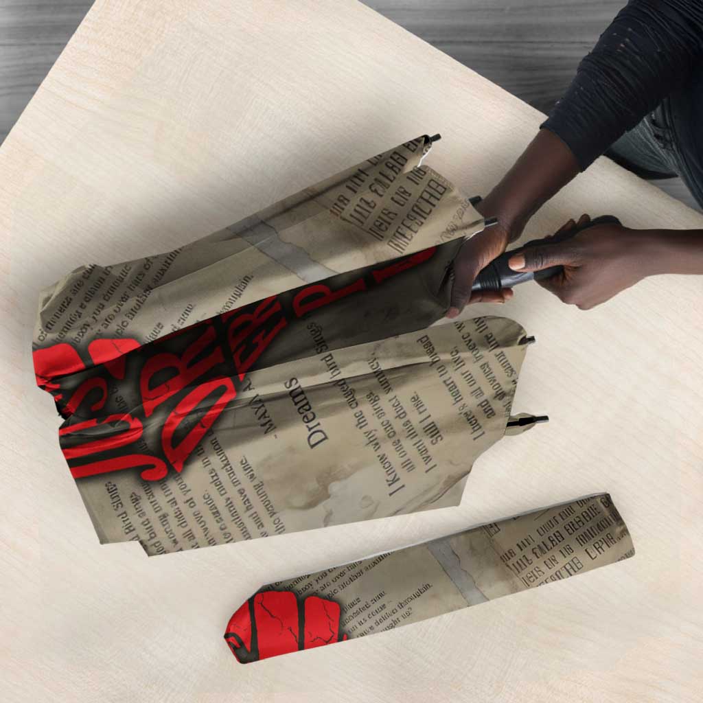 Louder Than Silence African Umbrella Civil Rights News Megaphone