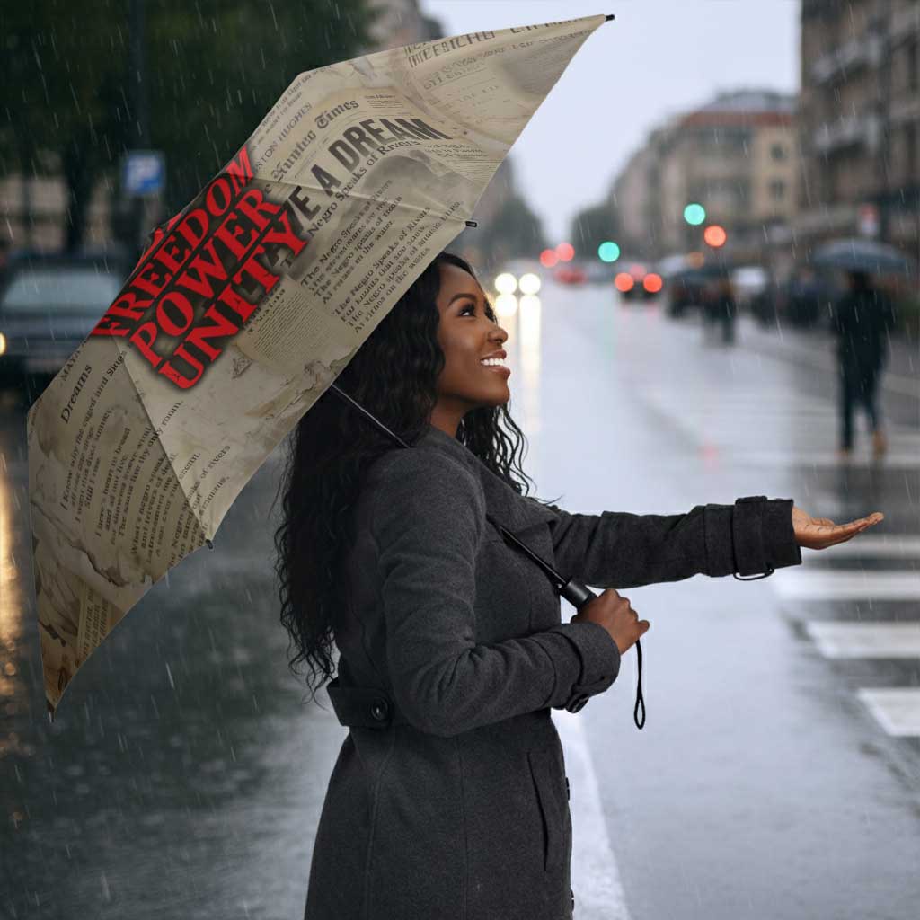 Louder Than Silence African Umbrella Civil Rights News Megaphone