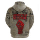 Louder Than Silence African Zip Hoodie Civil Rights News Megaphone