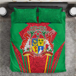 Mauritius Dodo Bedding Set Flag Coat of Arms Traditional Patterns