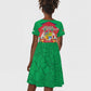 Mauritius Dodo Kid Short Sleeve Dress Flag Coat of Arms Traditional Patterns