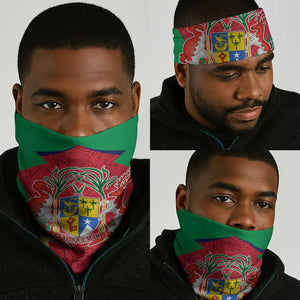 Mauritius Dodo Neck Gaiter Flag Coat of Arms Traditional Patterns TS04