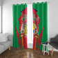 Mauritius Dodo Window Curtain Flag Coat of Arms Traditional Patterns