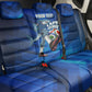 Personalized Cape Verde Football Back Car Seat Cover Blue Shark Mascot Cabo Verdean - Gradient Art