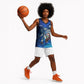 Personalized Cape Verde Football Basketball Jersey Blue Shark Mascot Cabo Verdean - Gradient Art