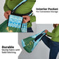 Rwanda Grocery Bag with Green Nature Map Waterfall Sunburst Spirit
