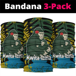 Rwanda Neck Gaiter Gorilla Family Kwita Izina Leaf Jungle Spirit TS04