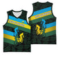 Rwanda Basketball Jersey with Tour du Rwanda Cycling Race Flag Stripe Spirit TS04