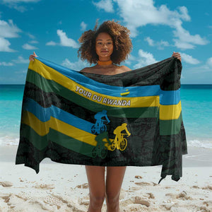 Rwanda Sarong with Tour du Rwanda Cycling Race Flag Stripe Spirit