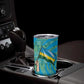 Rwanda Tumbler Cup with Imigongo Spiraling Flag Hand Wave Time Spirit