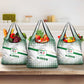 Algeria Soccer Grocery Bag with Desert Warriors Text and National Flag Design