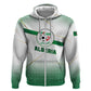 Algeria Soccer Hoodie with Desert Warriors Text and National Flag Design