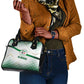 Algeria Soccer Shoulder Handbag with Desert Warriors Text and National Flag Design