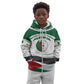 Algeria Kid Hoodie with National Flag and Coat of Arms Crest Design