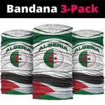 Algeria Neck Gaiter National Flag and Coat of Arms Crest Design TS04