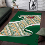 Algeria Area Rug with Arabic Calligraphy and Traditional Pattern Design