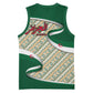 Algeria Basketball Jersey with Arabic Calligraphy and Traditional Pattern Design TS04