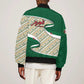 Algeria Bomber Jacket with Arabic Calligraphy and Traditional Pattern Design