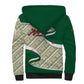 Algeria Sherpa Hoodie with Arabic Calligraphy and Traditional Pattern Design