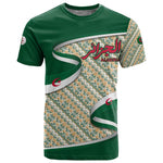 Algeria T shirt with Arabic Calligraphy and Traditional Pattern Design