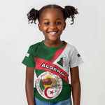 Algeria Kid T shirt with National Emblem and Map Design