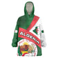 Algeria Kid Wearable Blanket Hoodie with National Emblem and Map Design
