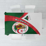 Algeria Tablecloth with National Emblem and Map Design
