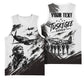 Personalized Tuskegee Airmen Basketball Jersey Black And White Grunge WWII Aviation Art