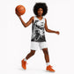 Personalized Tuskegee Airmen Basketball Jersey Black And White Grunge WWII Aviation Art
