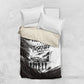 Personalized Tuskegee Airmen Bedding Set Black And White Grunge WWII Aviation Art