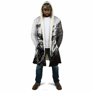 Personalized Tuskegee Airmen Cloak Black And White Grunge WWII Aviation Art