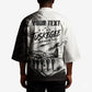 Personalized Tuskegee Airmen Kimono Black And White Grunge WWII Aviation Art