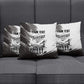 Personalized Tuskegee Airmen Pillow Cover Black And White Grunge WWII Aviation Art