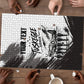 Personalized Tuskegee Airmen Puzzle Black And White Grunge WWII Aviation Art