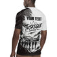 Personalized Tuskegee Airmen Rugby Jersey Black And White Grunge WWII Aviation Art