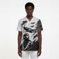 Personalized Tuskegee Airmen Scrub Top Black And White Grunge WWII Aviation Art
