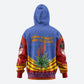 Eswatini Independence Day Zip Hoodie Sable Antelope - Aloe Succulent - Flag Shield