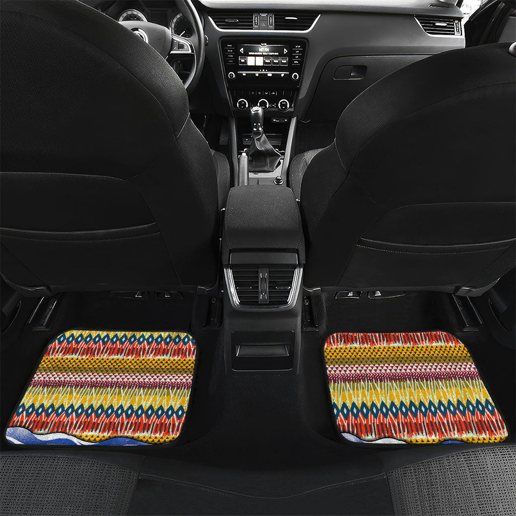 Eswatini Independence Day Car Mats Freedom Pride - Lion Elephant - Strelitzia Flowers