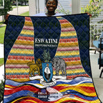 Eswatini Independence Day Quilt Freedom Pride - Lion Elephant - Strelitzia Flowers