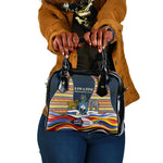 Eswatini Independence Day Shoulder Handbag Freedom Pride - Lion Elephant - Strelitzia Flowers