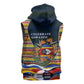 Eswatini Independence Day Sleeveless Hoodie Freedom Pride - Lion Elephant - Strelitzia Flowers