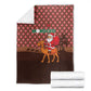 Morocco Christmas Blanket Santa Claus Camel Caravan Desert Scene - African Pride