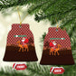 Morocco Christmas Ceramic Ornament Santa Claus Camel Caravan Desert Scene - African Pride