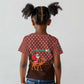 Morocco Christmas Kid T shirt Santa Claus Camel Caravan Desert Scene - African Pride