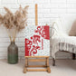 Morocco Christmas Canvas Wall Art Red Horse Santa Hat Arabesque Pattern a - African Pride
