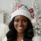 Morocco Christmas Santa Hat Red Horse Santa Hat Arabesque Pattern a - African Pride